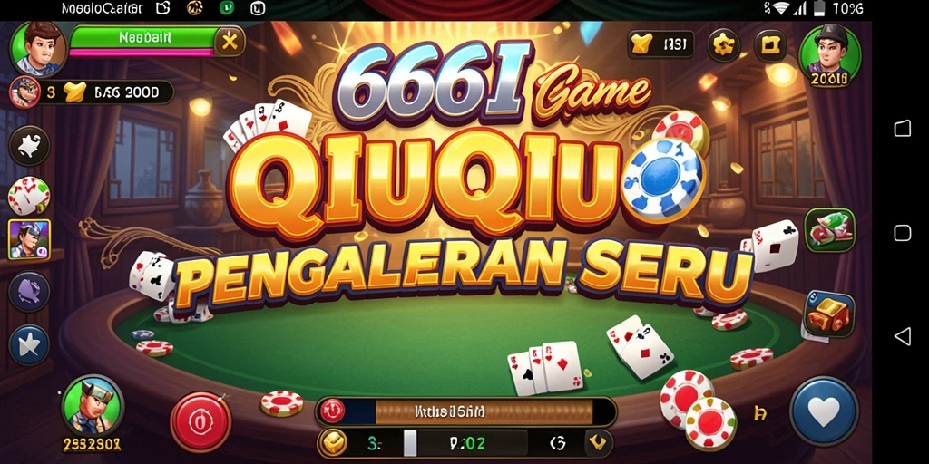 Screenshot gameplay QiuQiu yang seru di 666I.