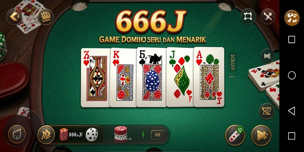Cuplikan gameplay seru dari 666J, permainan domino yang menarik.