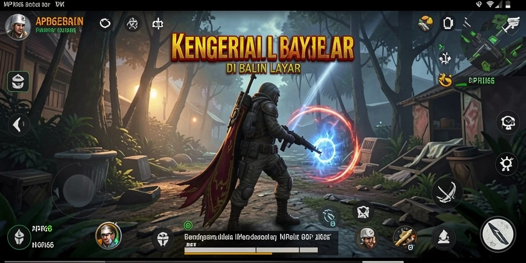 Screenshot menampilkan suasana mencekam dalam game API66.