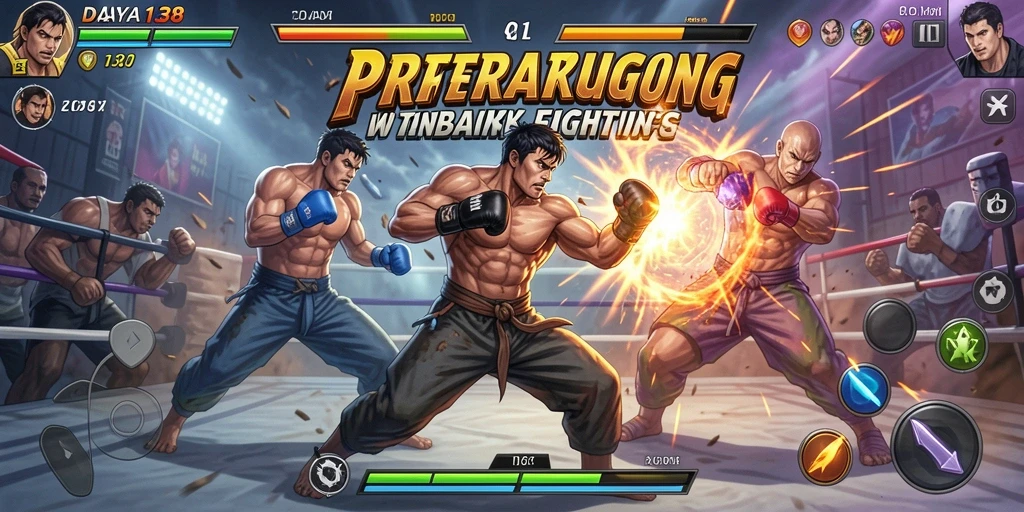 Gameplay menegangkan dari DAYA138 dalam arena pertarungan.