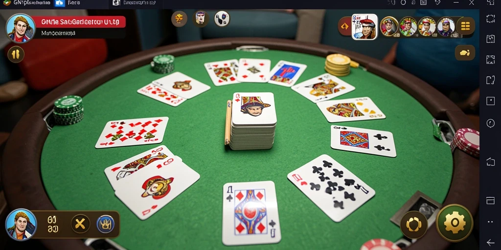 Screenshot gameplay GN168 menampilkan pengalaman bermain Gaple yang seru.
