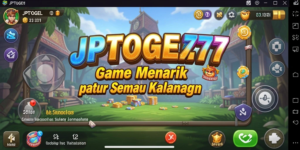Tampilan menawan gameplay JPTOGEL77 yang santai dan mengasyikkan.