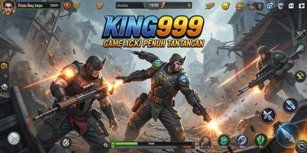 Tampilan gameplay <strong>KING999</strong> yang mendebarkan dan penuh aksi.
