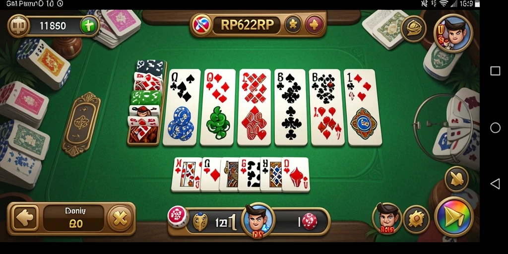 Tampilan gameplay seru dari aplikasi RP62RP yang menarik.