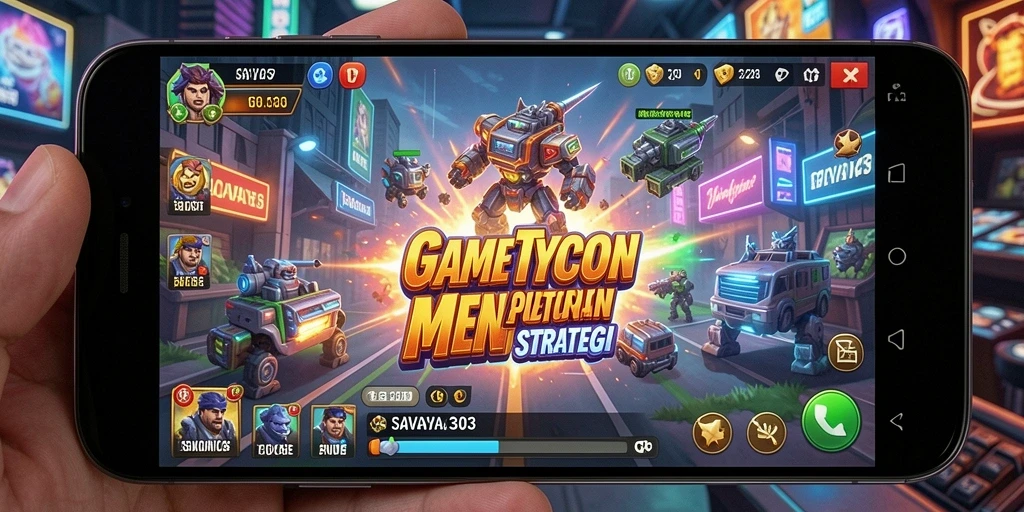 Screenshot dari gameplay SAVAYA303 yang menunjukkan keseruan manajemen bisnis.