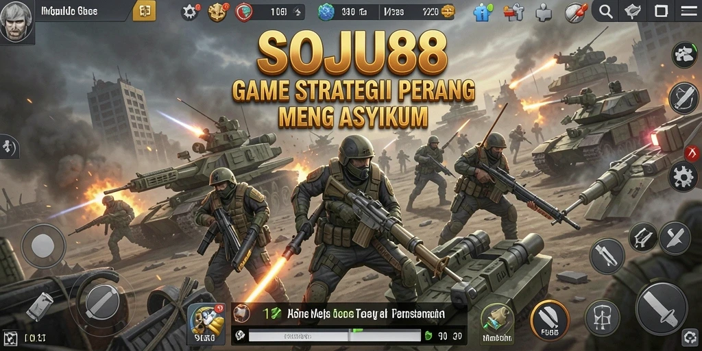 Tampilan gameplay SLG yang mendalam dan menarik di SOJU88.