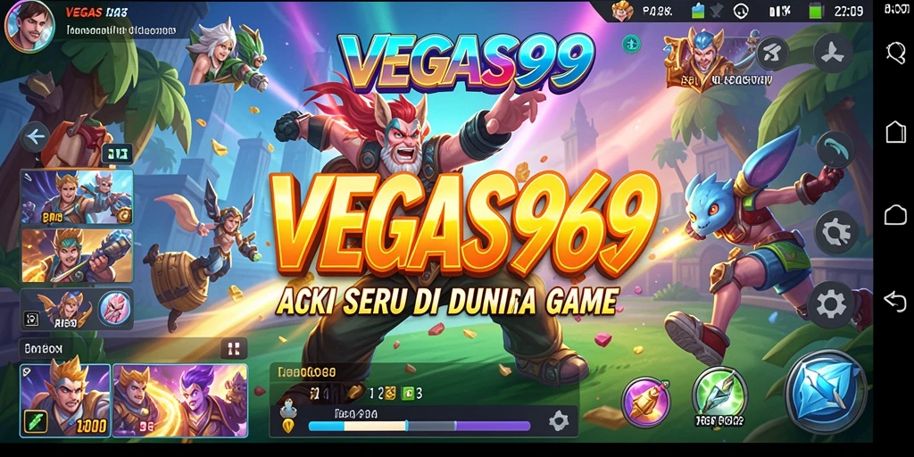 Tampilan gameplay aksi yang mendebarkan dan dinamis.